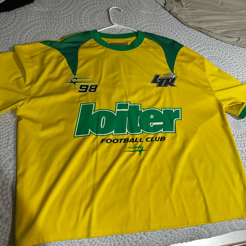 Football Club Yellow and Green Loiter Jersey